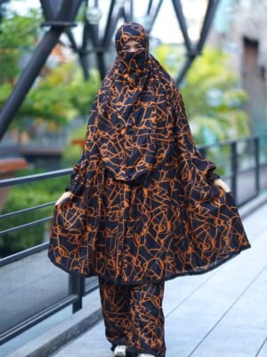 Khimar and Plazu set by Meerab Style C-540