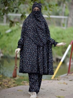 Khimar and Plazu set by Meerab Style C-541