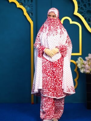 Khimar and Plazu set by Meerab Style C-580