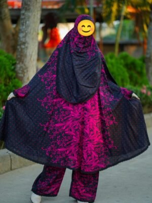 Khimar and Plazu set by Meerab Style C-626