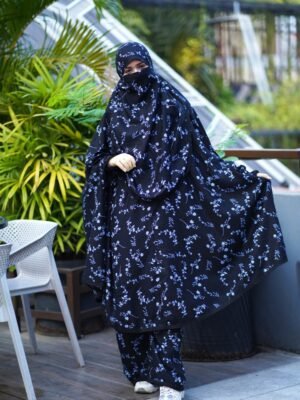 Khimar and Plazu set by Meerab Style C-641