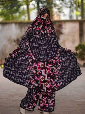 Khimar and Plazu set by Meerab Style C-646