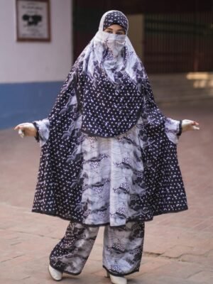 Khimar and Plazu set by Meerab Style C-654