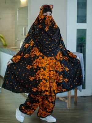 Khimar and Plazu set by Meerab Style C-668