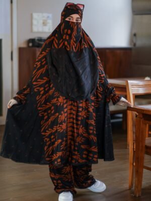 Khimar and Plazu set by Meerab Style C-671