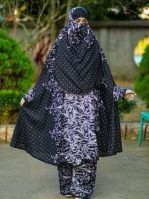 Modern Khimar Plazo Set for Women – Lightweight Breathable Hijab | Islamic Modest Clothing