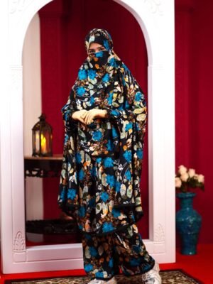 Modern Khimar Plazo Set for Women – Lightweight Breathable Hijab | Islamic Modest Clothing