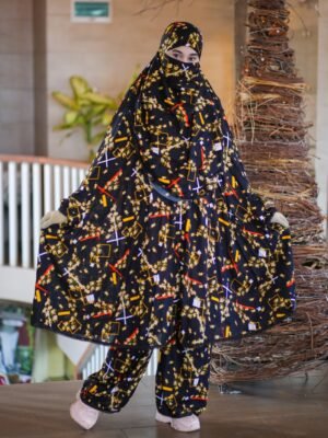 Modern Khimar Plazo Set for Women – Lightweight Breathable Hijab | Islamic Modest Clothing