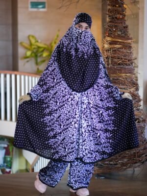 Modern Khimar Plazo Set for Women – Lightweight Breathable Hijab | Islamic Modest Clothing