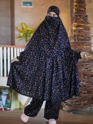 Modern Khimar Plazo Set for Women – Lightweight Breathable Hijab | Islamic Modest Clothing