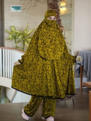 Modern Khimar Plazo Set for Women – Lightweight Breathable Hijab | Islamic Modest Clothing