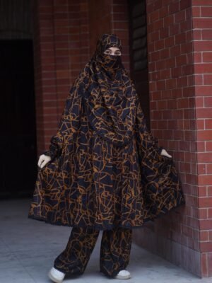 Modern Khimar Plazo Set for Women – Lightweight Breathable Hijab | Islamic Modest Clothing