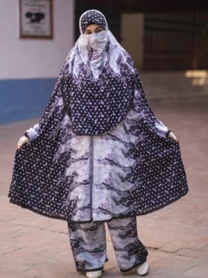 Modern Khimar Plazo Set for Women – Lightweight Breathable Hijab | Islamic Modest Clothing