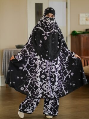Modern Khimar Plazo Set for Women – Lightweight Breathable Hijab | Islamic Modest Clothing