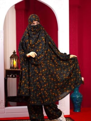 Modern Khimar Plazo Set for Women – Lightweight Breathable Hijab | Islamic Modest Clothing
