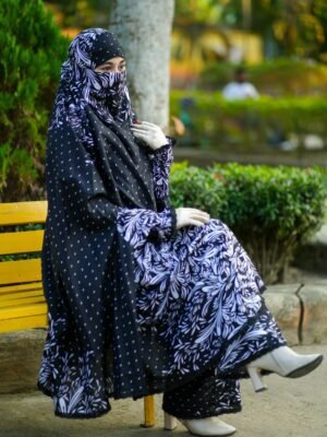 Modern Khimar Plazo Set for Women – Lightweight Breathable Hijab | Islamic Modest Clothing