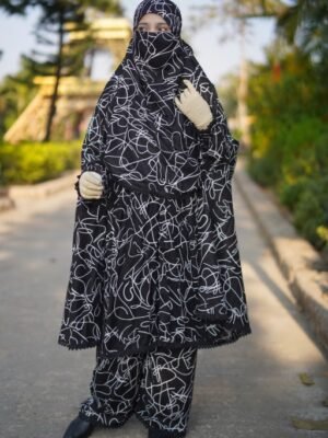 Khimar and Plazu Set