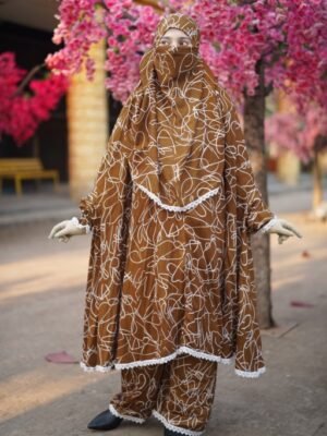 Khimar and Plazu Set